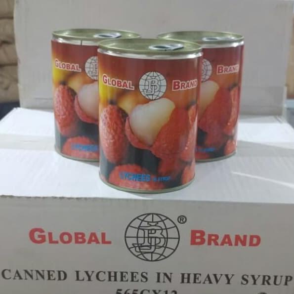 

(GOSEND/GRAB) Buah Kaleng Leci / Lychee Can 1 Karton ---Termurah---