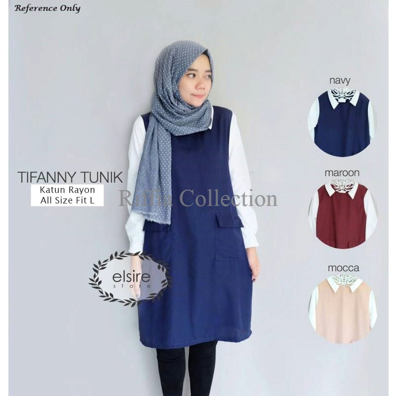 Kereeeen..... & free ongkir  Tifanny Tunik 6V3C