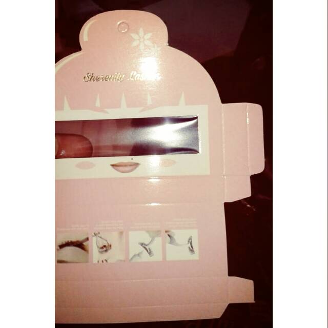 

Dus Box Bulu Mata Unik Costum Merk Hotprint Gold min.100 pcs