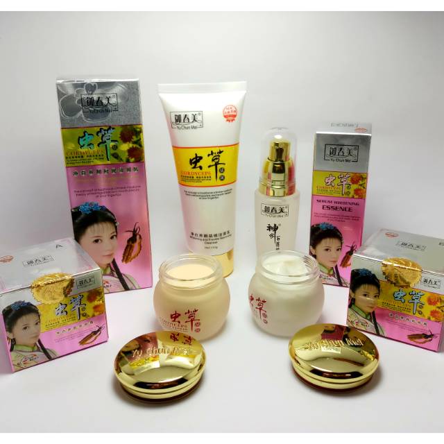 PAKET CREAM YU CHUN MEI CORDYCEPS ORIGINAL 4in1 BPOM