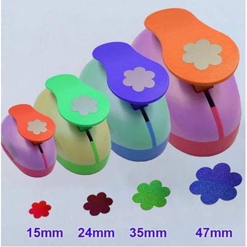 Set Paper Punch - Six Petal Flower Series