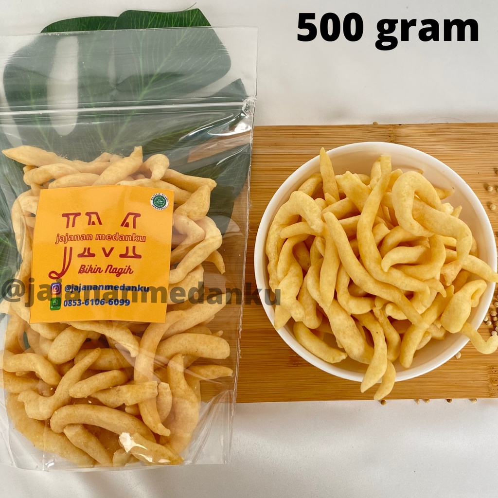 Cemilan Stick Keju Kue Gabus 500 Gr Snack Jajanan Medanku
