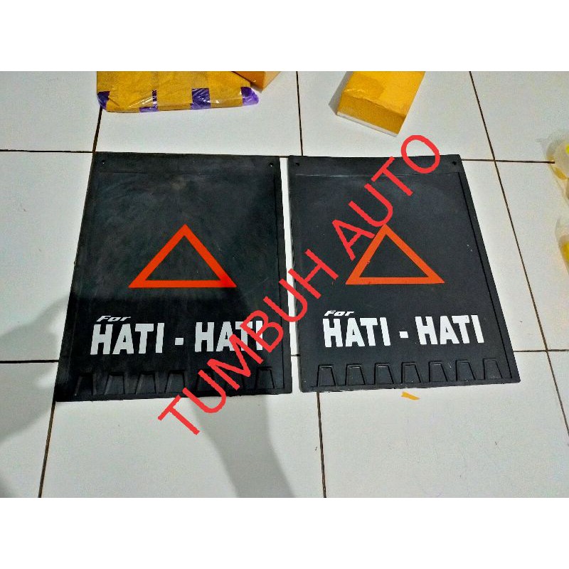 Mud Guard Kepet Lumpur Kepet Roda Universal Hati-hati Isuzu Elf Truck Bus Box Dump Karoseri 2 biji