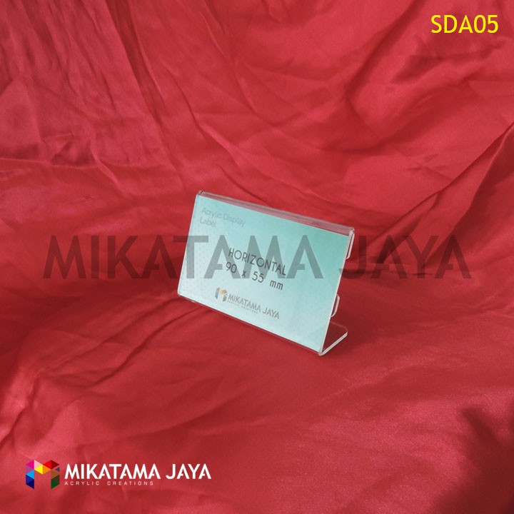 akrilik stand horizontal kecil