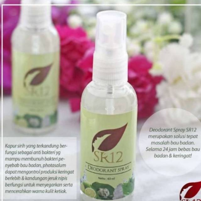 AMPUH // deodorant spray sr12 // penghilang bau ketiak //bau kaki
