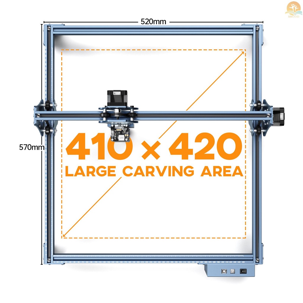 (MMOI) Sculpfun S9 Mesin Ukir Laser Presisi Tinggi 410x420mm Bahan Metal Untuk Kayu / Akrilik