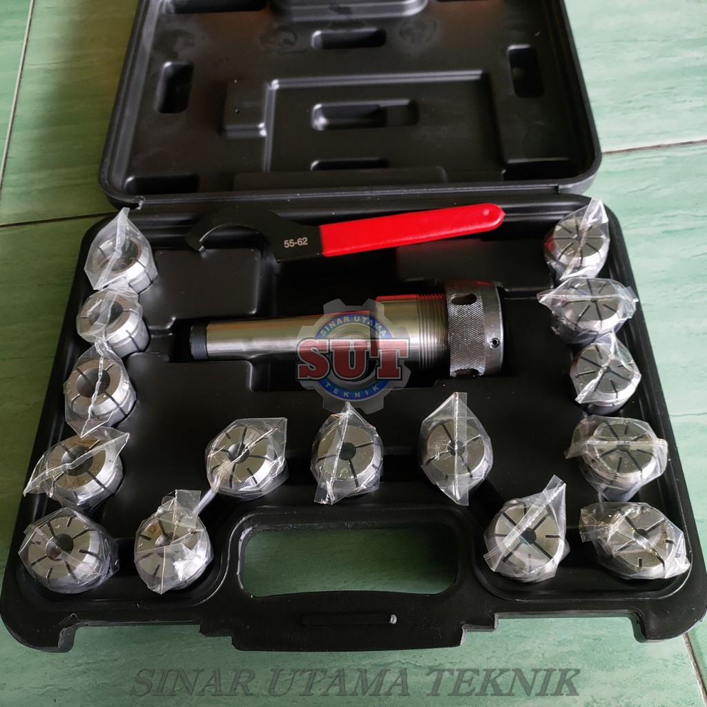 Collet Chuck OZ 25 (MT4 Isi 15pcs) Spring Collet Milling Chuck Set MT4 Collet set MT4 OZ25