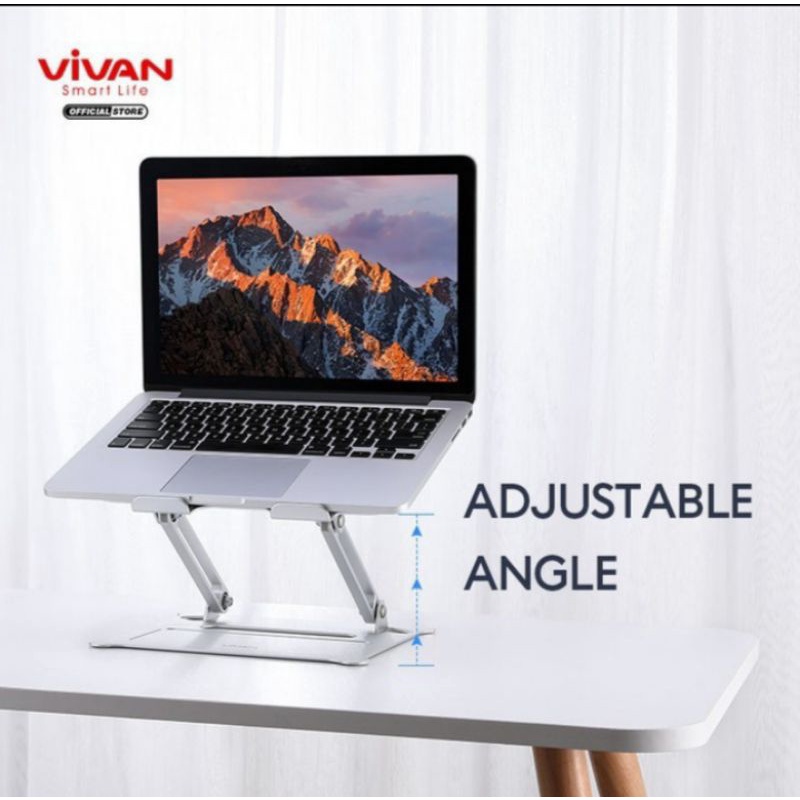 Vivan VLS01 Alumunium Foldable Laptop/macbook pro cooling stand-gray