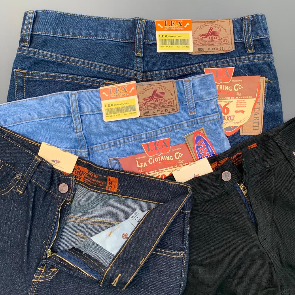 Celana Jeans Panjang Pria /Celana Jeans Pria Standar Lea 606