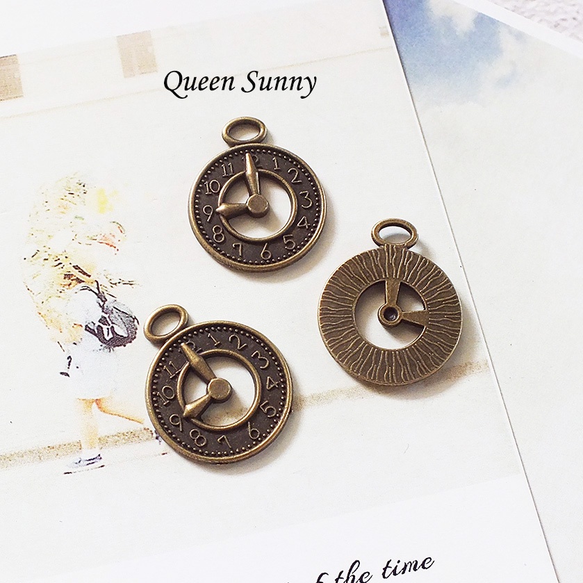 Charm Jam Vintage Bandul Kalung Liontin Pendant Aksesoris