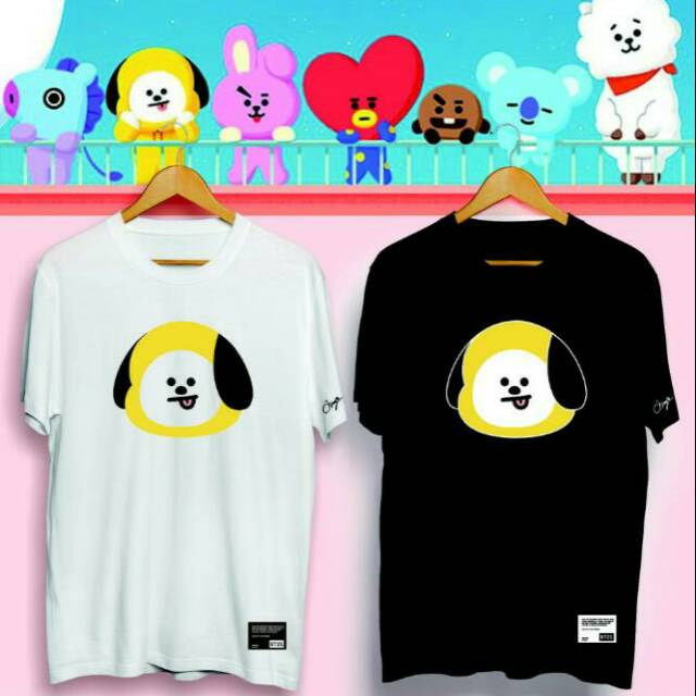  KAOS  BT21 KAOS  BTS CHIMMY TATA COOKY MANG RJ VAN SHOOKY  