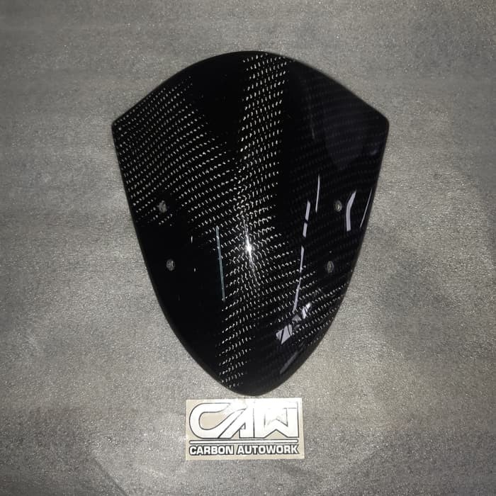 windshield er6n visor er6n carbon kevlar