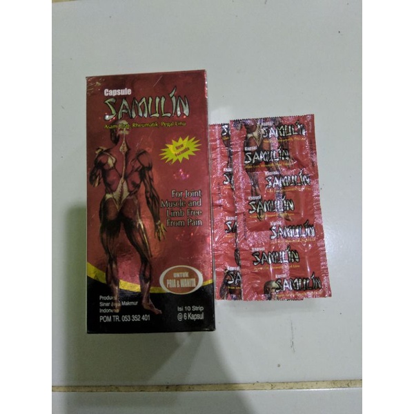 Samulin Obat Asam Urat, Rheumatik, Pegal Linu