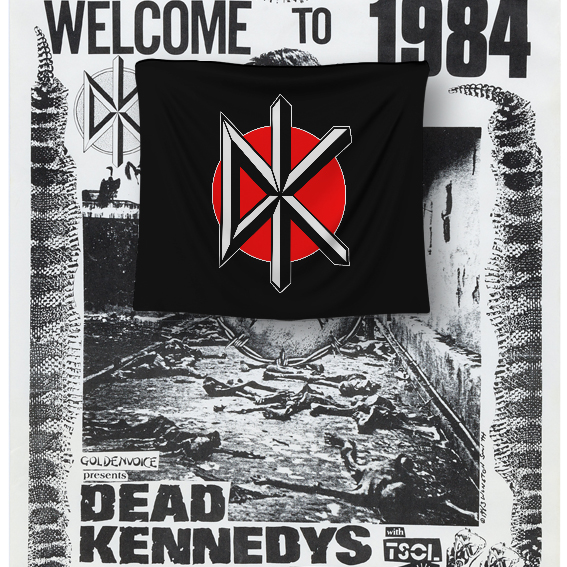 BENDERA AMERICAN PUNK ROCK BAND DEAD KENNEDYS POSTER KAIN
