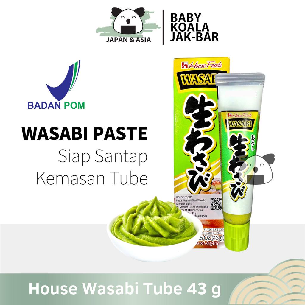 

HOUSE Wasabi Paste Tube Pasta Wasabi 43 g │ Horseradish Import for Sashimi....