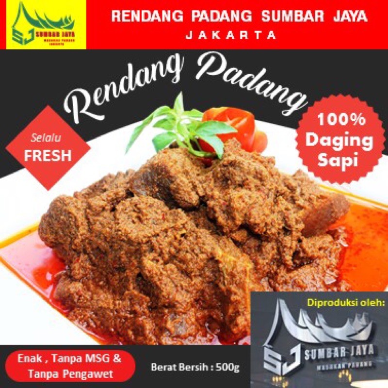 

RENDANG SAPI ASLI 500g