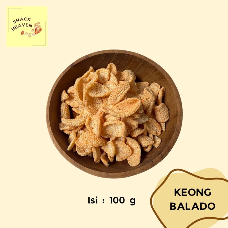 

CEMILAN SNACK KEONG BALADO 100g