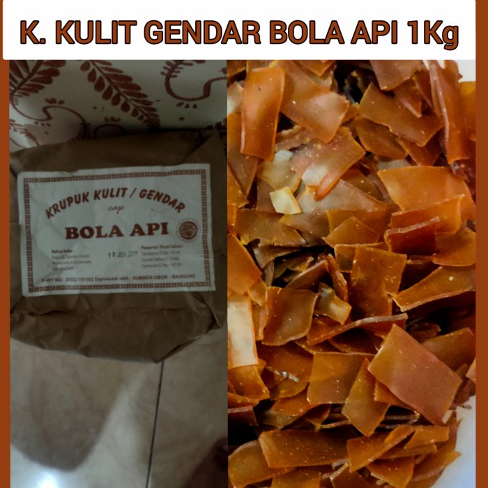 

MURAH Kerupuk Gendar Coklat Mentah 1 Kg