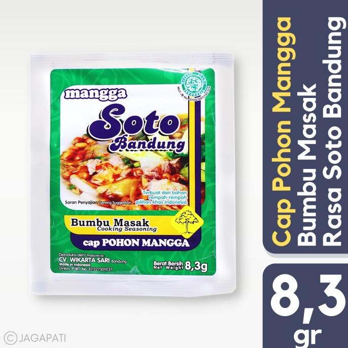 

Cap Pohon Mangga - Bumbu Soto 8.3gr - Soto Bandung - Bumbu Instan