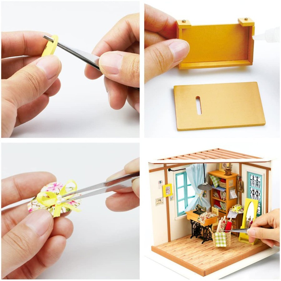 Mainan Anak DIY / Miniatur Miniature House Set Model Home Decor Toy