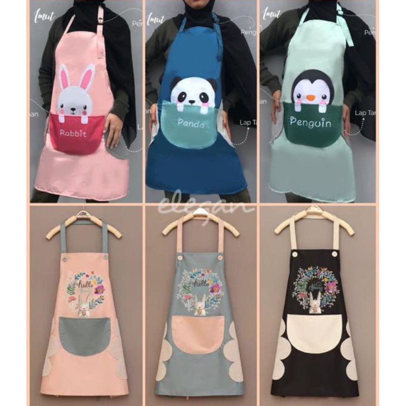 CELEMEK ANTI AIR | APRON MASAK PREMIUM