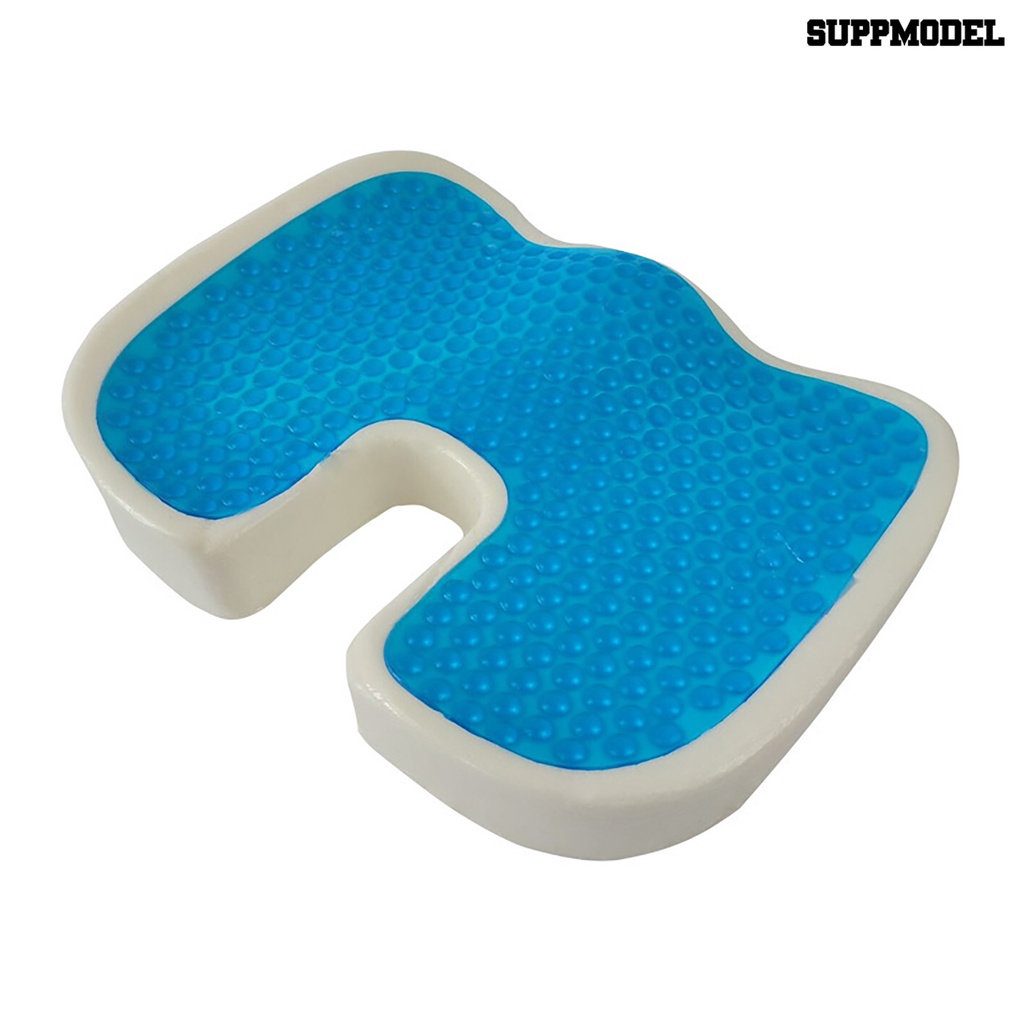 Suppmodel Bantal Duduk Memory Foam Gel Desain Ergonomis Nyaman Untuk Mobil