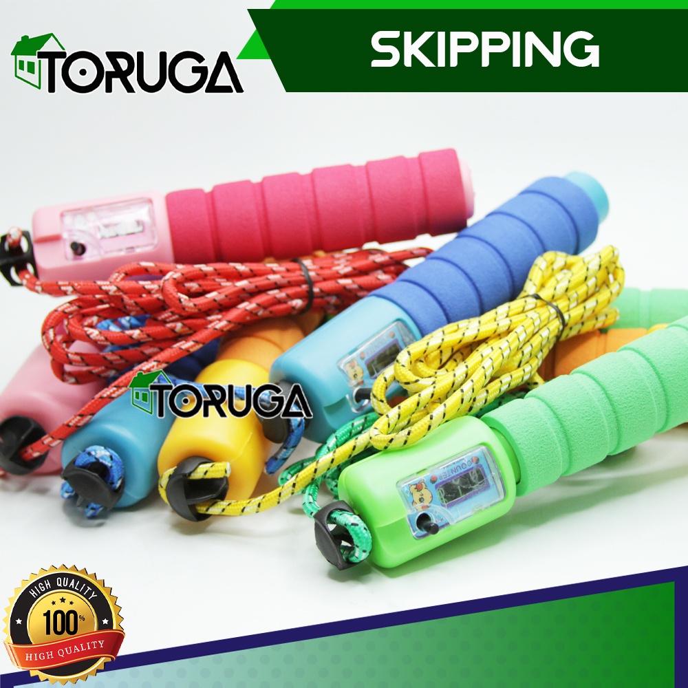 ALAT TALI LOMPAT OLAHRAGA SKIPPING JUMP ROPE + PENGHITUNG