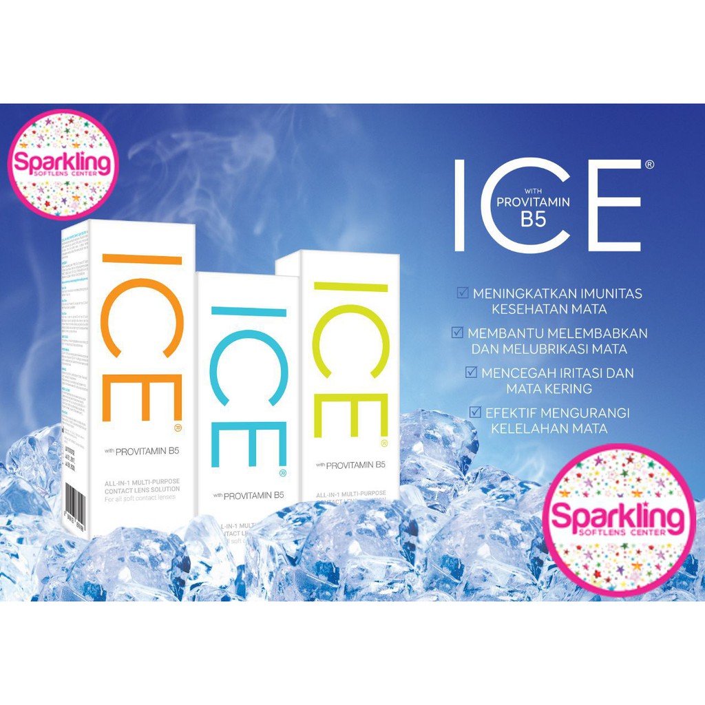 Cairan softlens ICE 60 ML &amp; 150 ML, dan Lain-lain