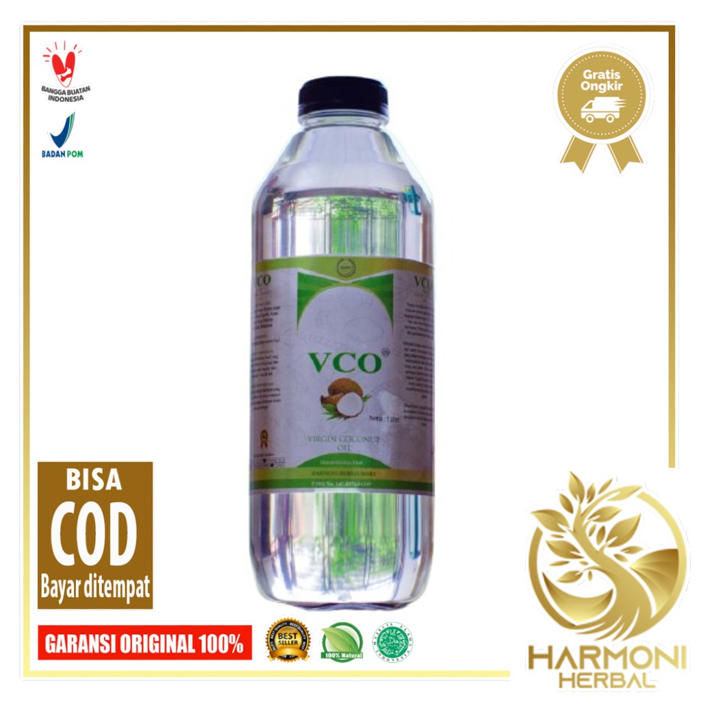 Vco Harmoni Minyak Kelapa Murni 1 Liter Virgin Coconut Oil