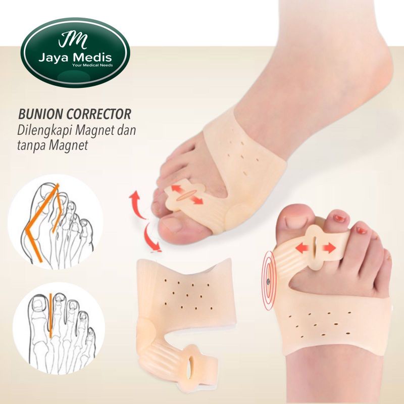 Korektor Jempol Kaki Ortopedi - Bunion - Hallux Valgus Orthosis 2pcs