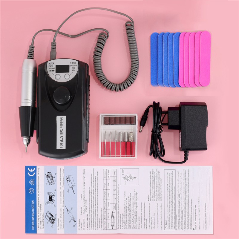 Alat Kikir Kuku Elektrik Portable Rechargeable Untuk Manicure