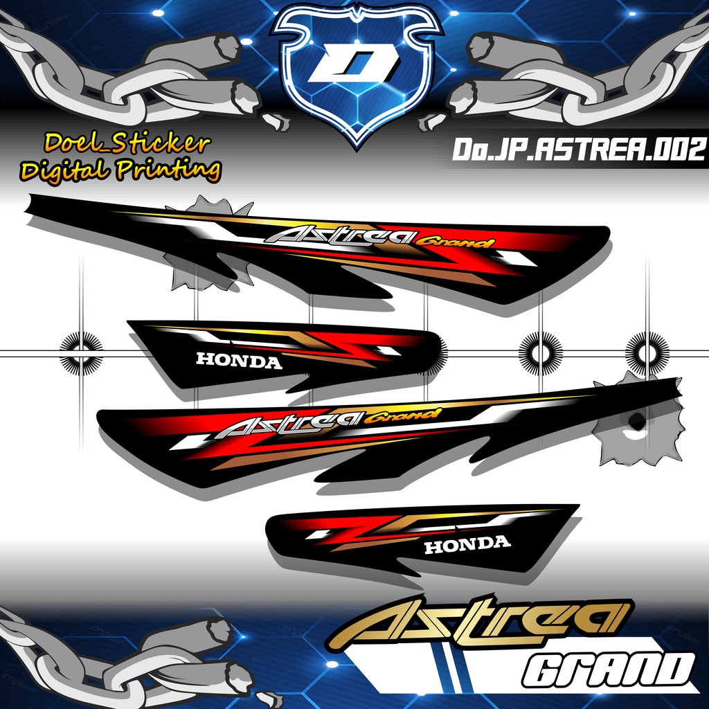 STRIPING HOLOGRAM ASTREA GRAND / STRIPING GRAND BULUS DOEL 002