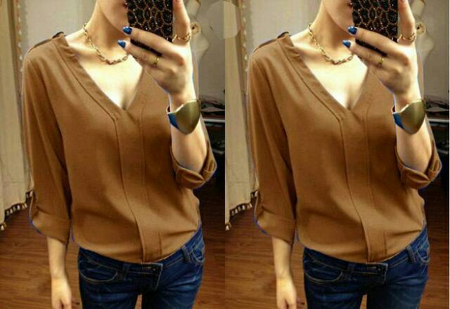 MM ATASAN BLOUSE ZARA / ATASAN WANITA ELEGANT TERBARU (ADA 9 WARNA)