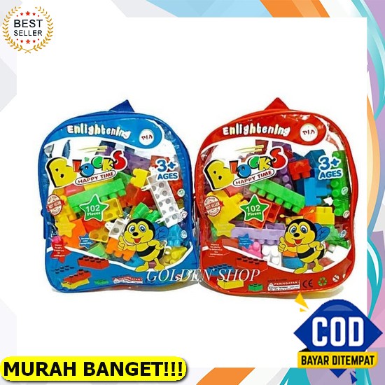 Castle Pony Mainan Anak Perempuan Istana Princess Kastel Pony Lego Block Tas - Mainan Edukasi Edukat