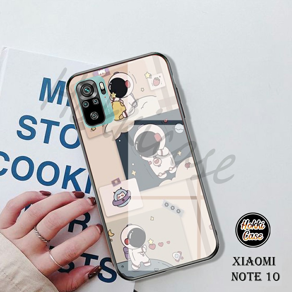 Soft Case Glass Kaca REDMI NOTE 10 TERBARU kesing kaca Case Glass [H570]