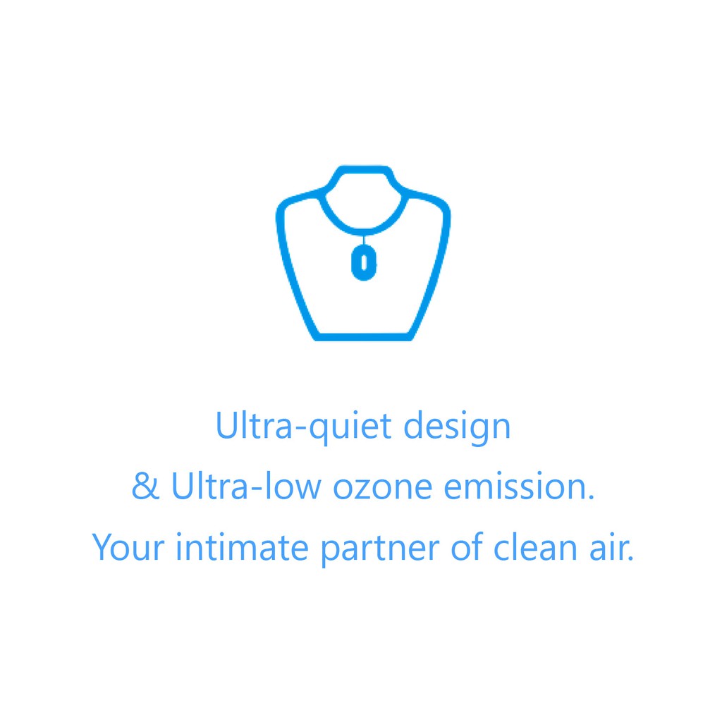Kalung Air Purifier Kini Portable Kids ION Negative PM 2.5 Anti Polutan &amp; Virus Aman untuk Anak &amp; Dewasa ionizer ioniser pembersih udara ion negatif virus bakteri alergi alergen pm 2.5 2,5 polusi personal baby kids bayi anak dewasa garansi awet mobil