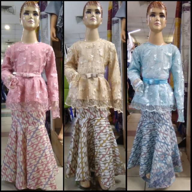 REALPICT  KEBAYA ANAK MURAH KEBAYA MODERN SERAGAM KEBAYA ANAK TK SD KEBAYA KARTINI BAJU ADAT ANAK