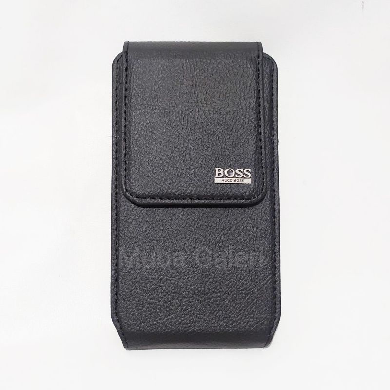 DOMPET HP PRIA SARUNG HP 1 SLOT KULIT SINTETIS