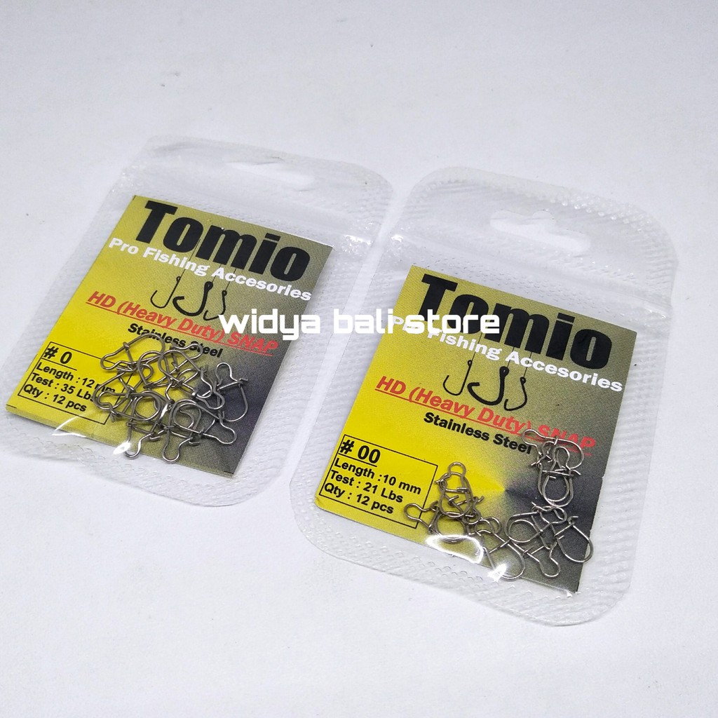 Snap Tomio HD - Asesoris Pancing - Snap Pancing