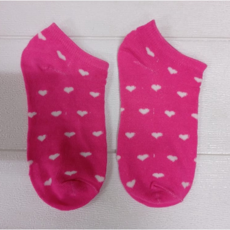 ✧YUKSHOPING✧ Kaos Kaki Fashion Wanita Pria Murah Kaus Motif Semata Kaoskaki Ankle Socks Pendek-LOVE FANTA