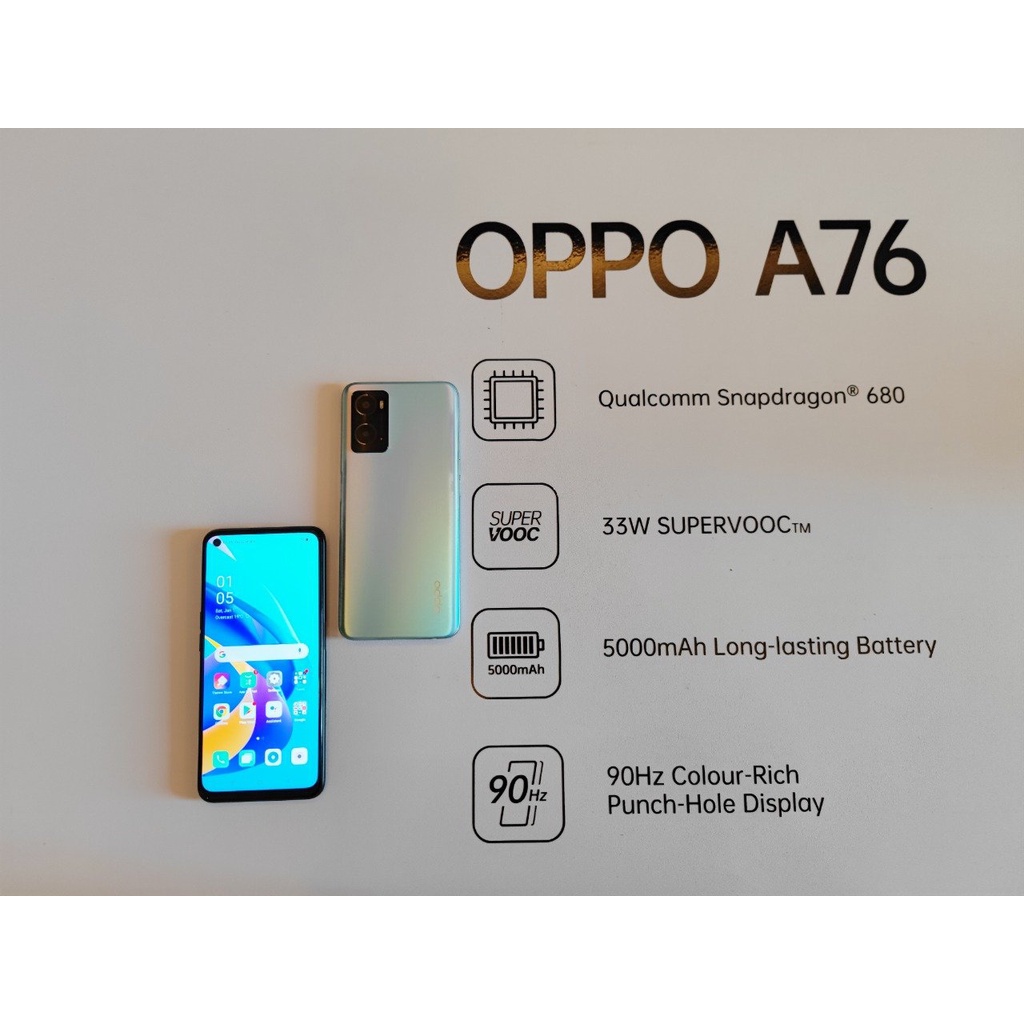 OPPO A76 6/128 GARANSI ORIGINAL NEW