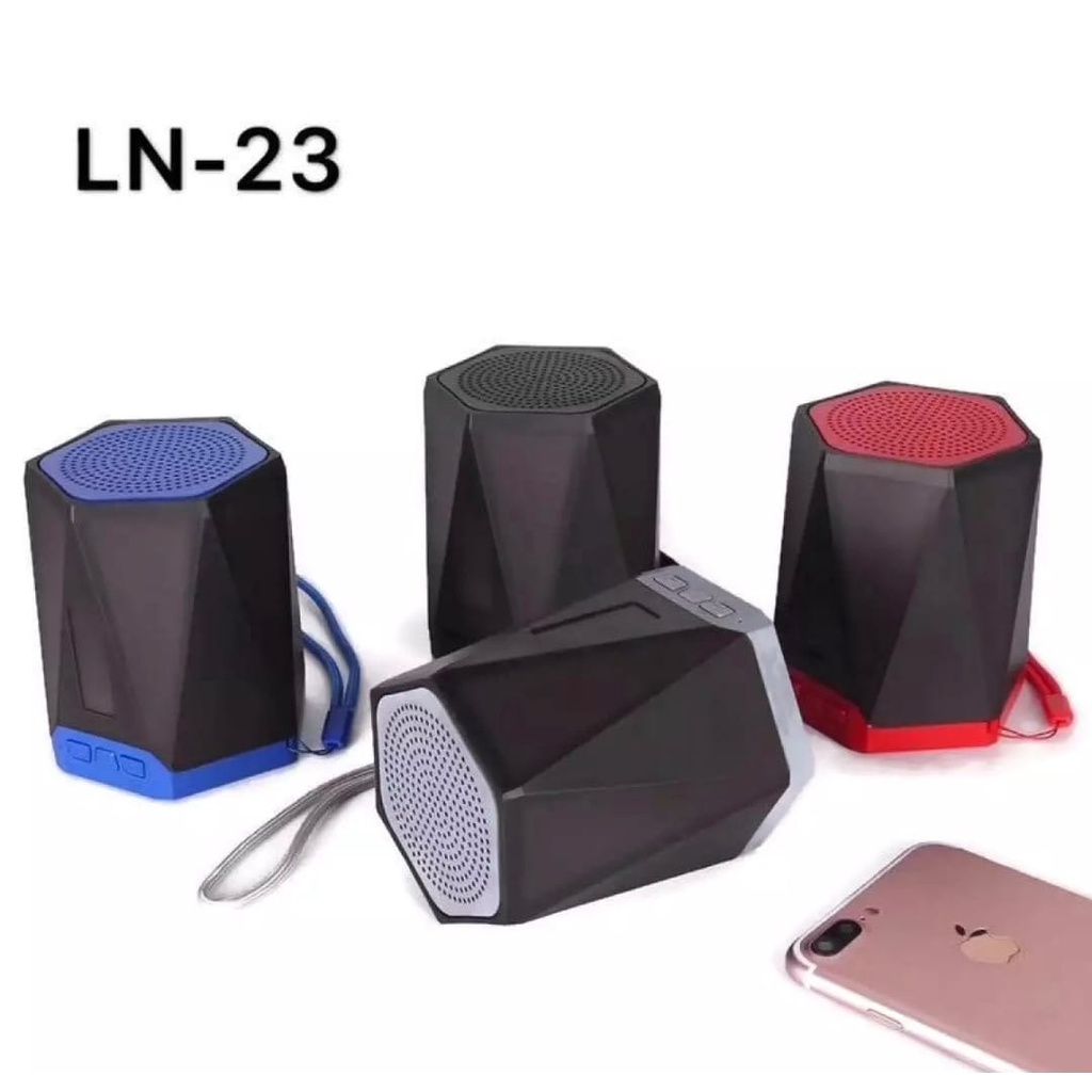 Speaker Bluetooth LN-23 Portable Wireless Speaker LN 23 LED LN23