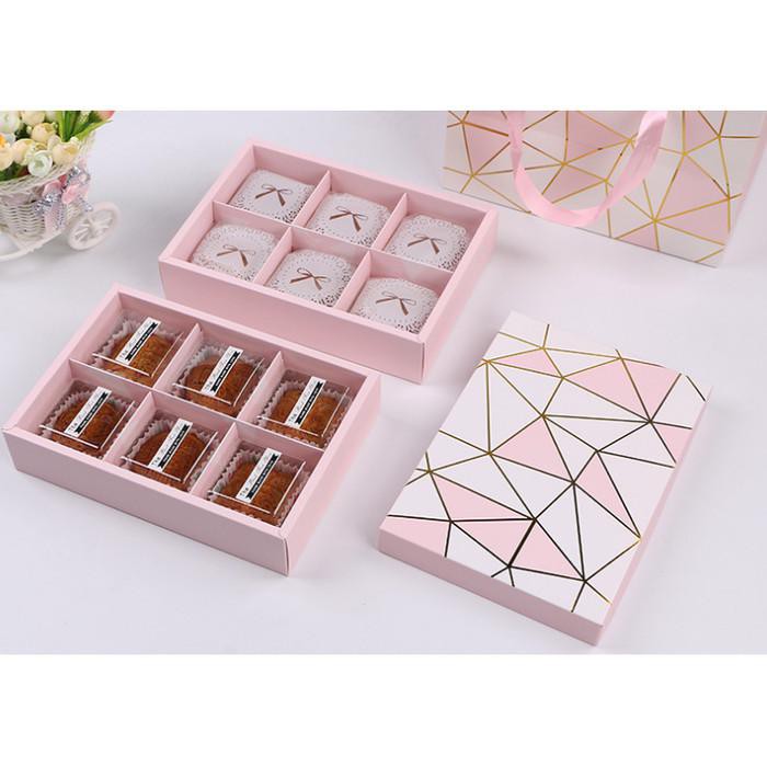 

PROMO - box kue bulan sekat motif mermaid little kotak gift