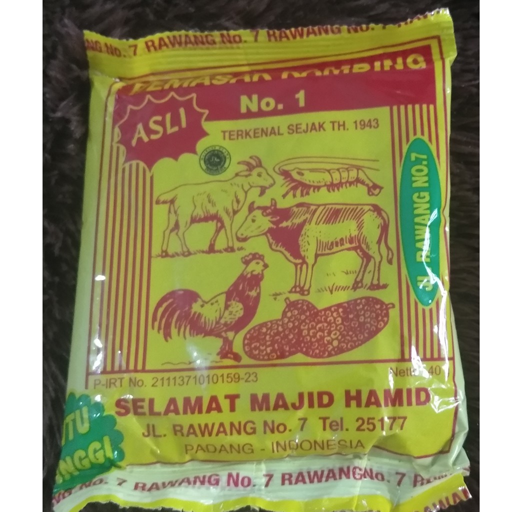

Bumbu pemasak kambing Selamat 5 pcs