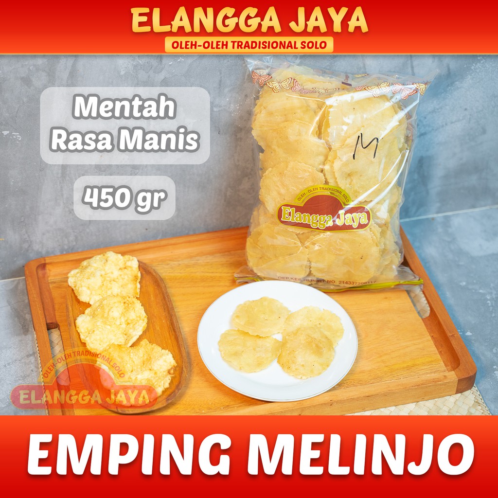 

Emping Melinjo Mentah Rasa Manis 450gr