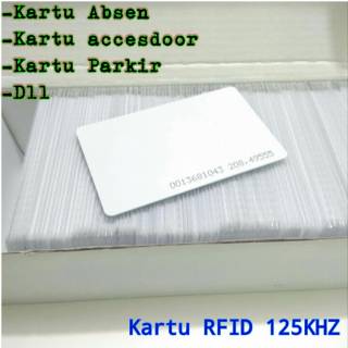 RFID proximity 125khz id card - kartu mesin absen - parkir
