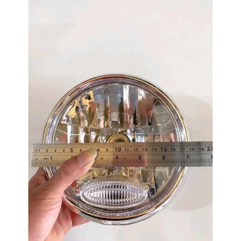 Lampu Depan Bulat Rx-King Old Full Crum