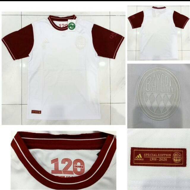 IMPORT Jersey Baju Bola Bayern Munchen Retro Classic Klasik Jadul Anniversary 120years New 2020 2021
