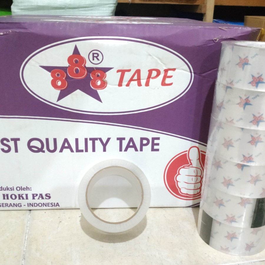 

lakban bening 100 yeard 2 inchi-solatip