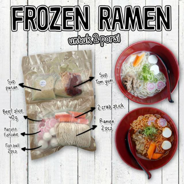 

Premium Frozen Food (Ramen 2 Porsi)